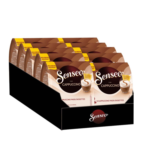 SENSEO Dosette  Cappuccino Original - 10 paquets - 80 dosettes 
