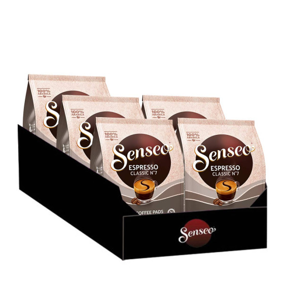 SENSEO Dosette  Espresso Classic 100% Arabica - 5 paquets - 160 dosettes compostables 