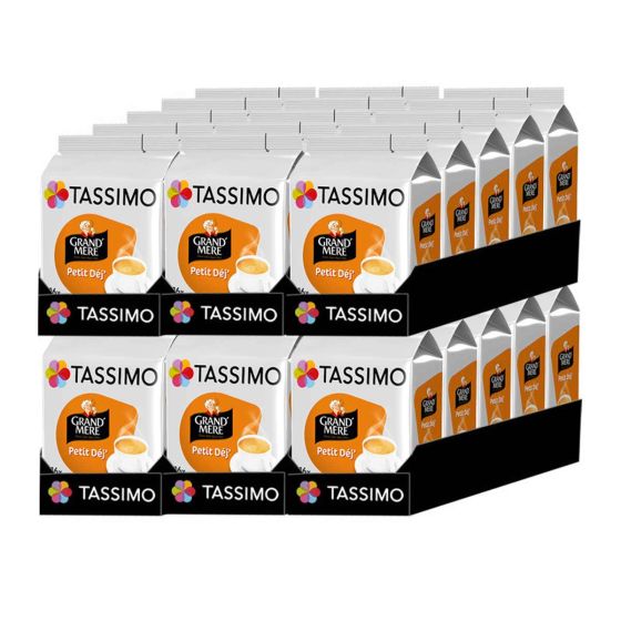 GRAND MERE Dosette Tassimo Caf&eacute; Grand'M&egrave;re Petit D&eacute;j' - 30 paquets - 480 dosettes 