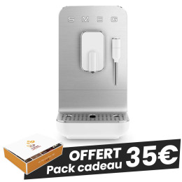 SMEG Machine automatique Buse vapeur Blanc - BCC12WHMEU