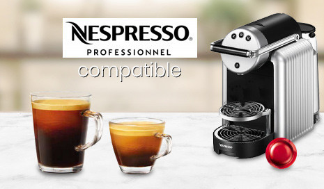 Capsule de café Nespresso Professionnel Forte - Boîte de 50 - Compatible Nespresso  Pro sur