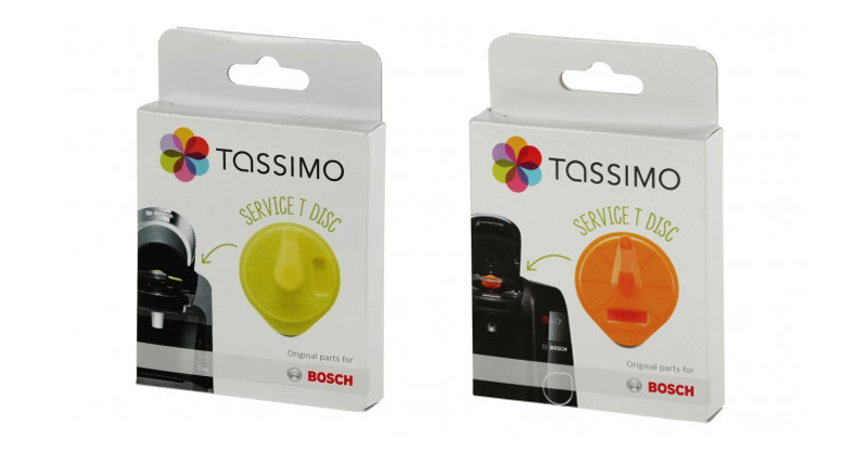 T-Disc Tassimo Bosch orange programme nettoyage et détartant