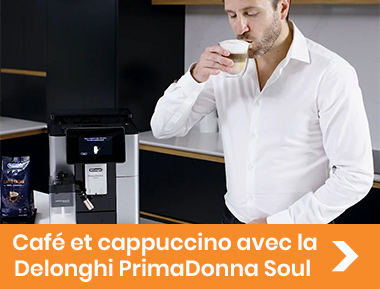 Cappuccino avec la delonghi PrimaDonna Ecam soul