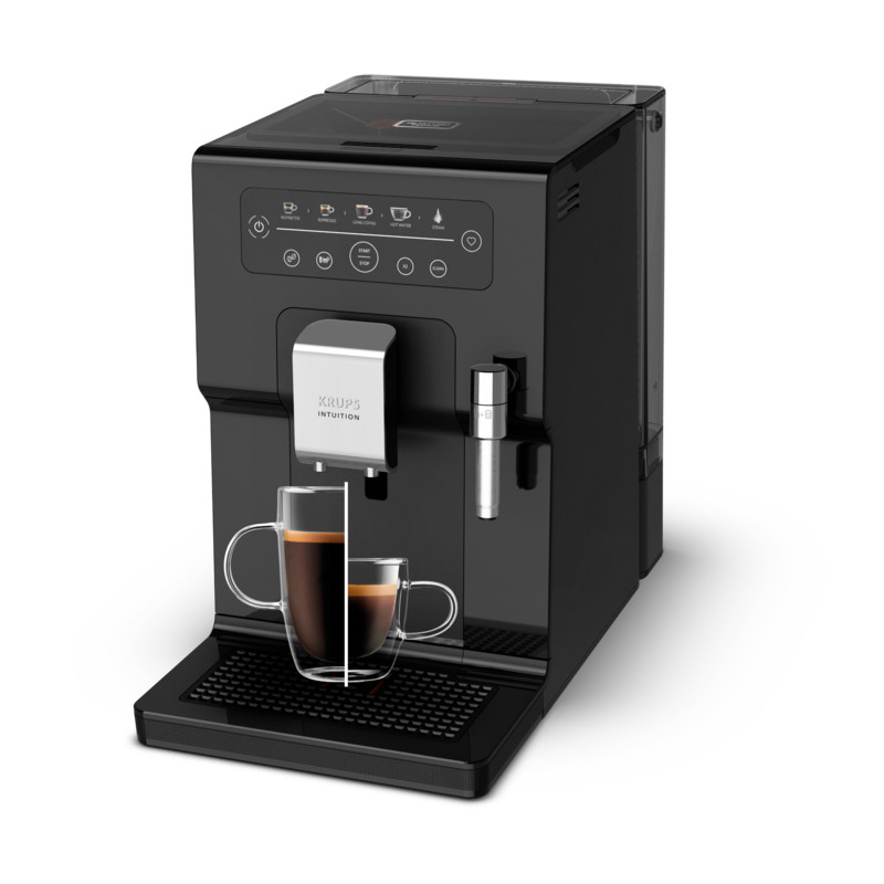 Essential, Machine à café à grain, 3 boissons, Ecran LCD, Machines à café  à grains