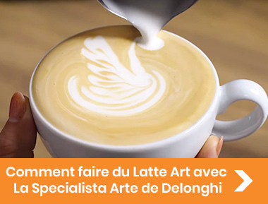 Latte Art avec la Specialista Arte