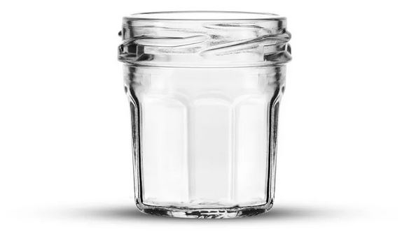 mini pot confiture en verre