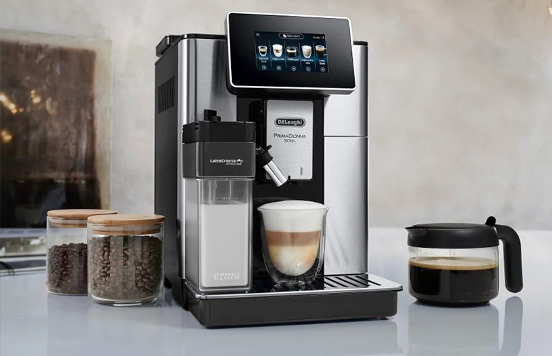 Machine à café en grains Delonghi PrimaDonna Soul ECAM 610.75.MB