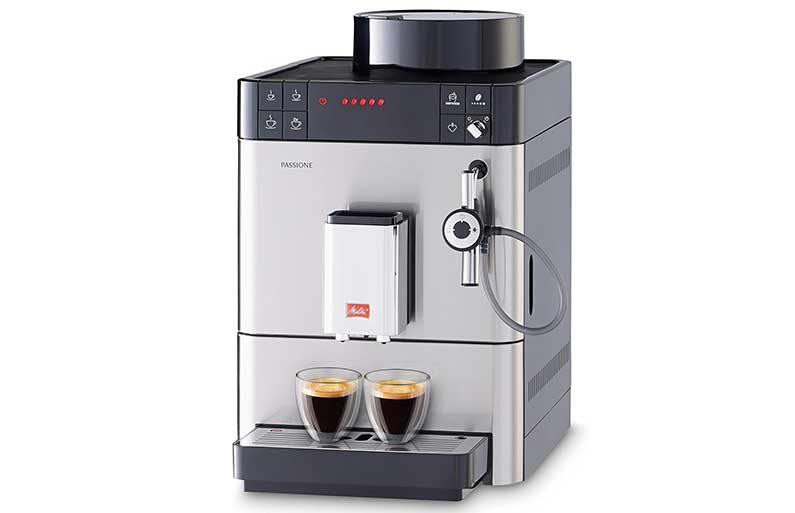 présentation machine à café grains melitta