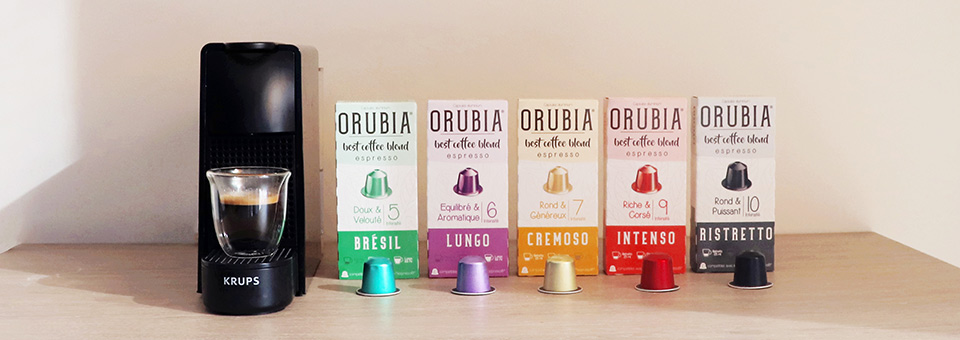 Avis clients pack découverte capsule Nespresso Orubia